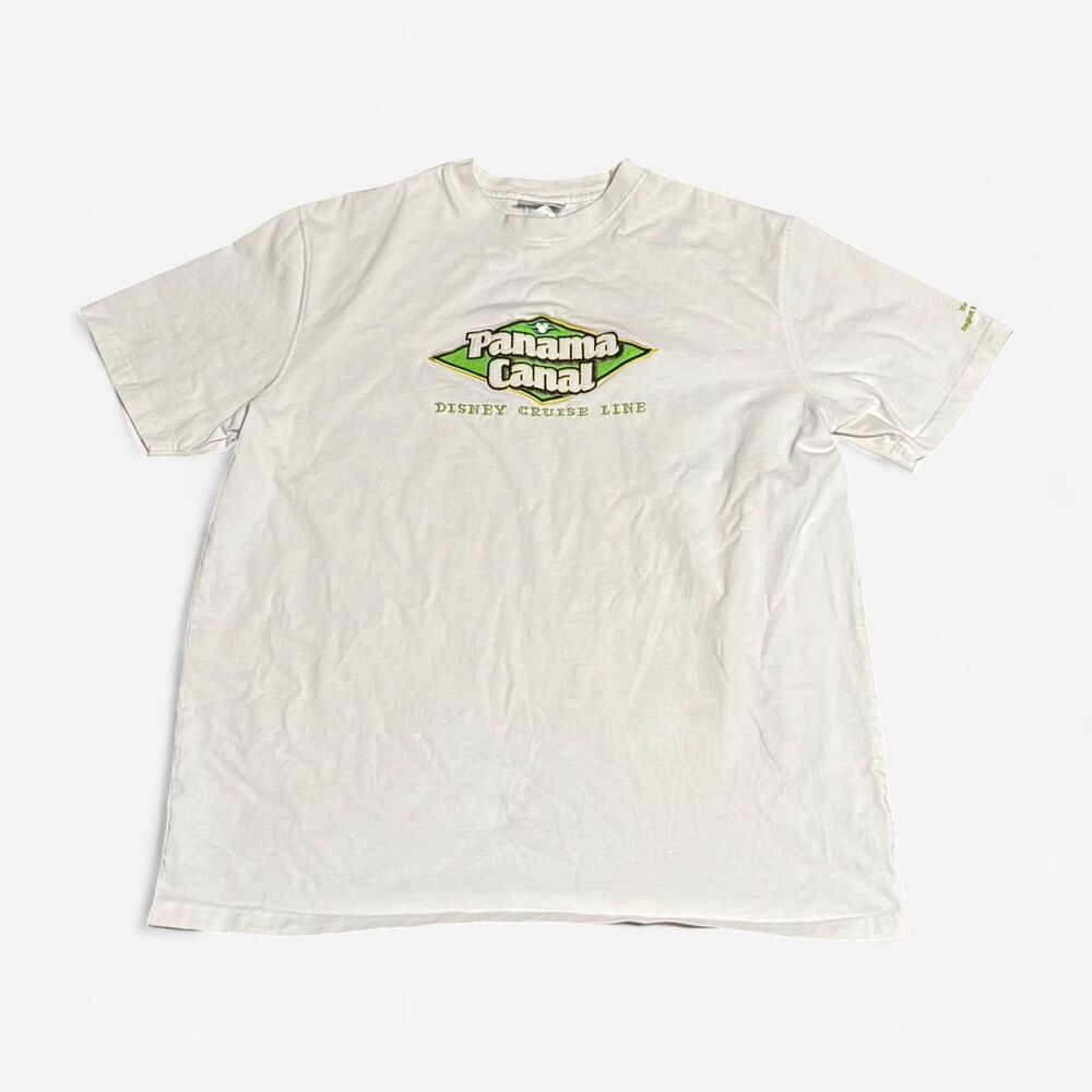 Disney white Panama Canal XL size (width 23-1/2in, length 26-1/2in) T shirt